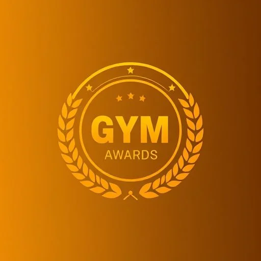 Stylized award logo