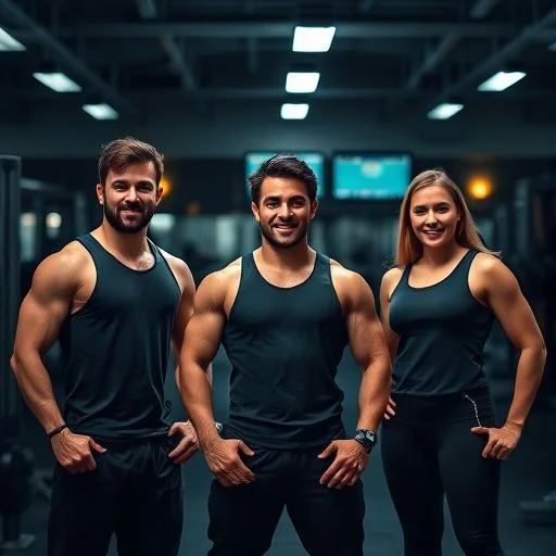 Abstract visual of dynamic bodyweight training