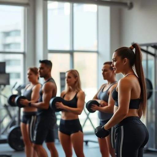 Abstract visual of sophisticated conditioning equipment