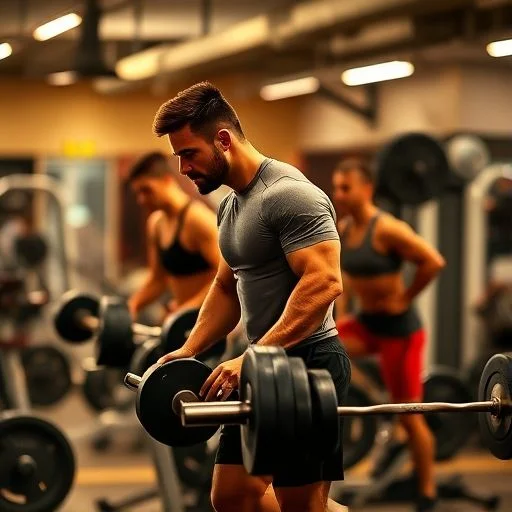 Artful arrangement of high-performance gym equipment