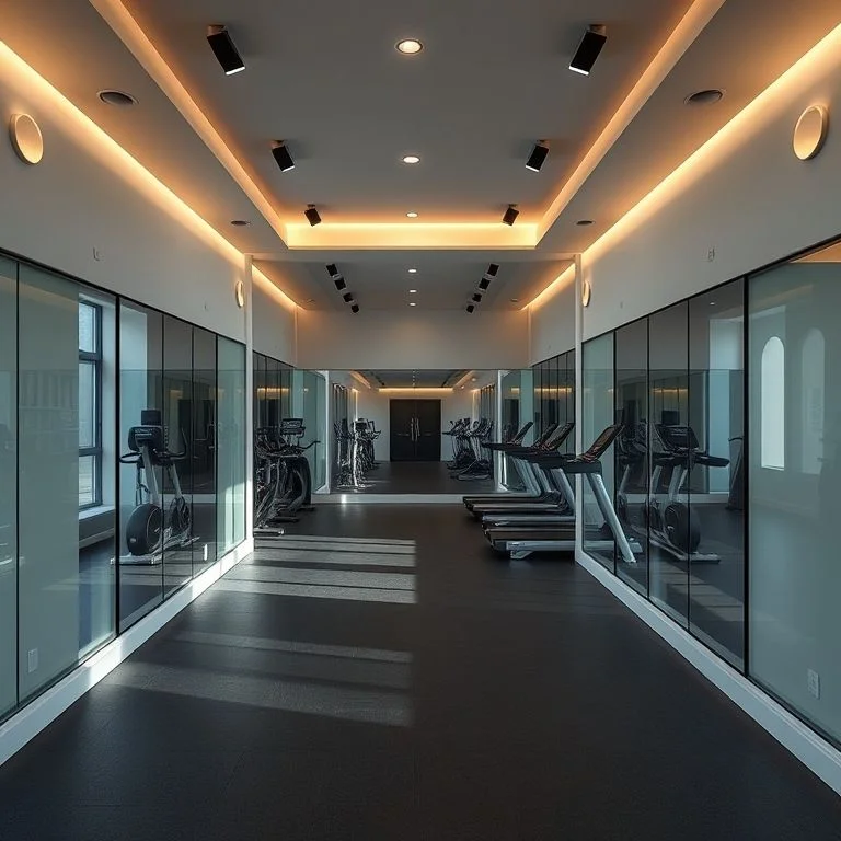 Abstract interplay of light and shadow